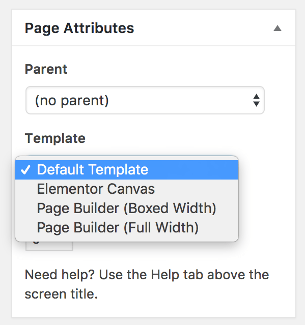 Membuat Page dengan Page Template